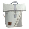 white tarpaulin grey