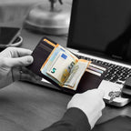 Arizona RFID Dollarclip mit Münzfach 8CS