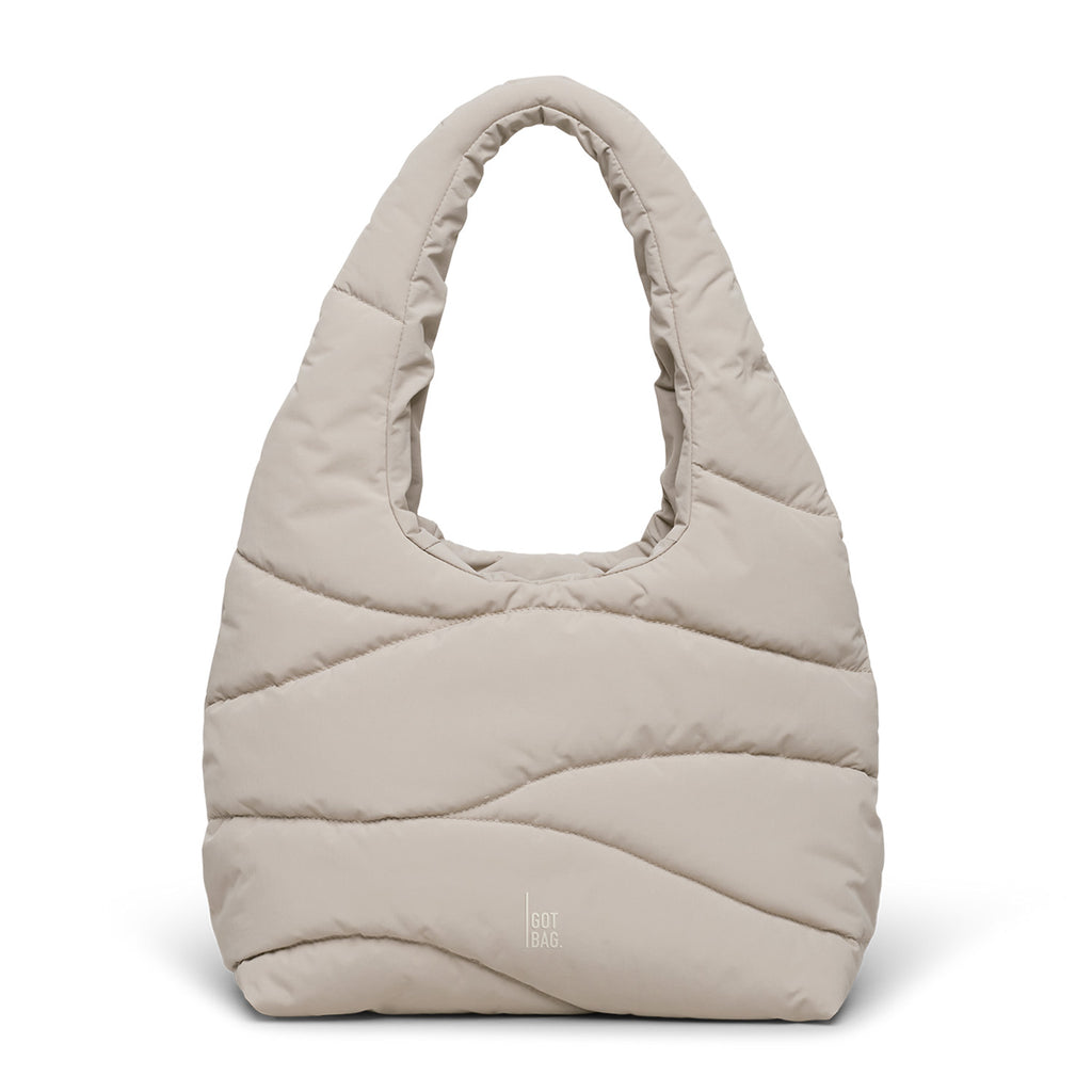 Wavy Puffer Shoulder Bag
