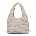 Wavy Puffer Shoulder Bag
