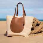 Le Foulonné Toile Schultertasche XL