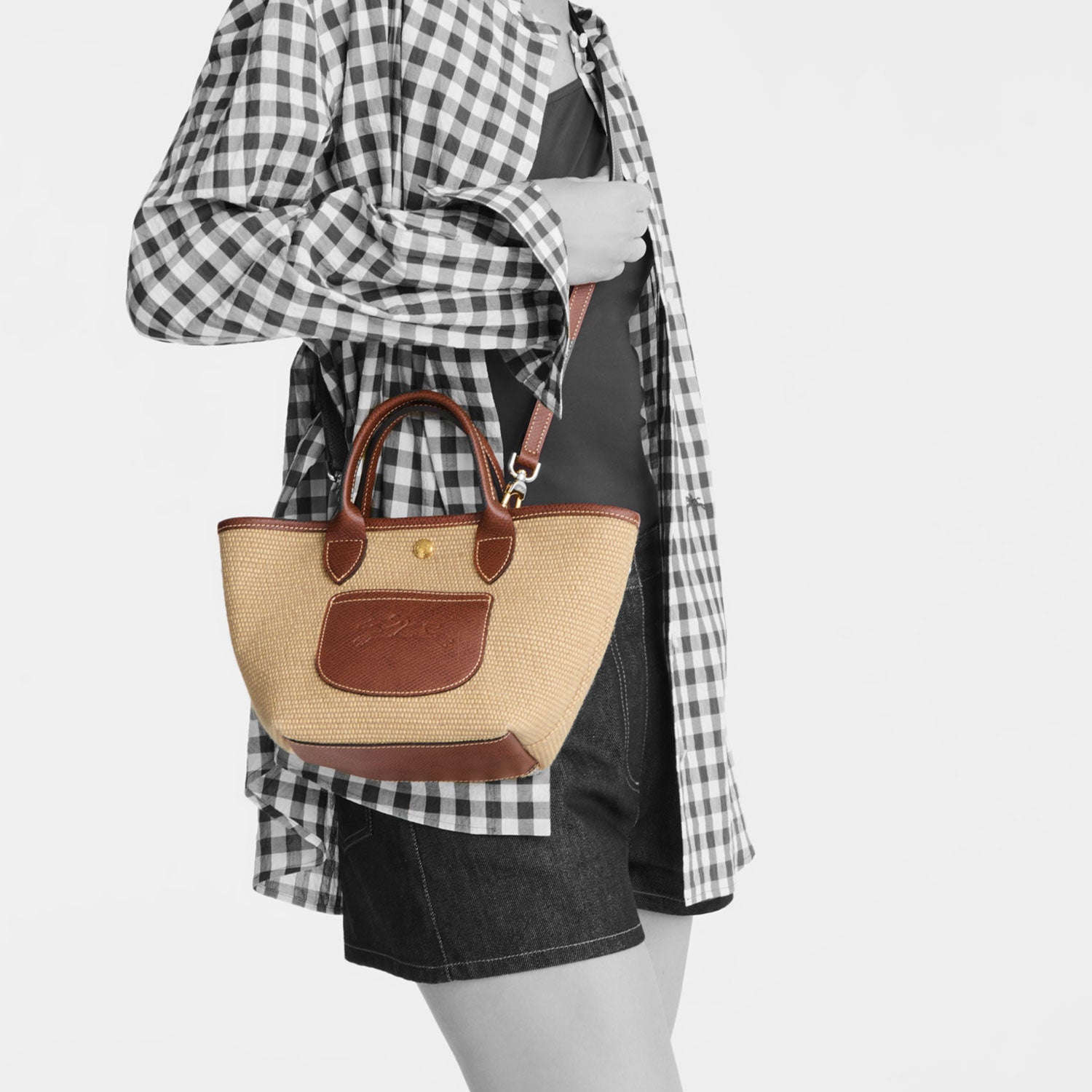 Le Panier Pliage Umhängetasche XS