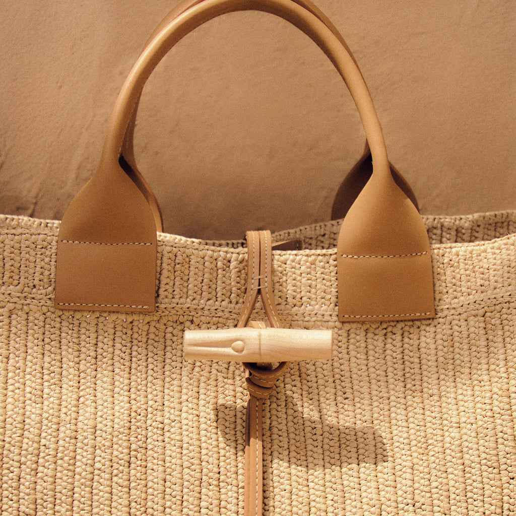 Le Roseau Raphia Handtasche L