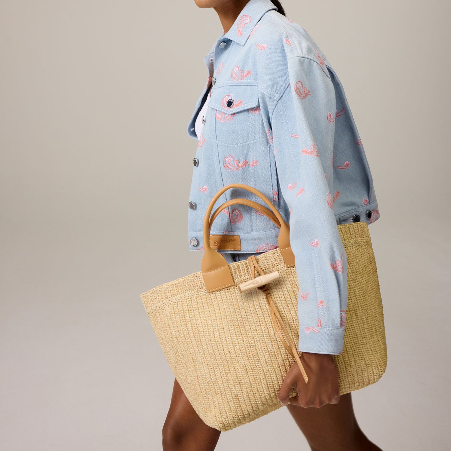 Le Roseau Raphia Handtasche L