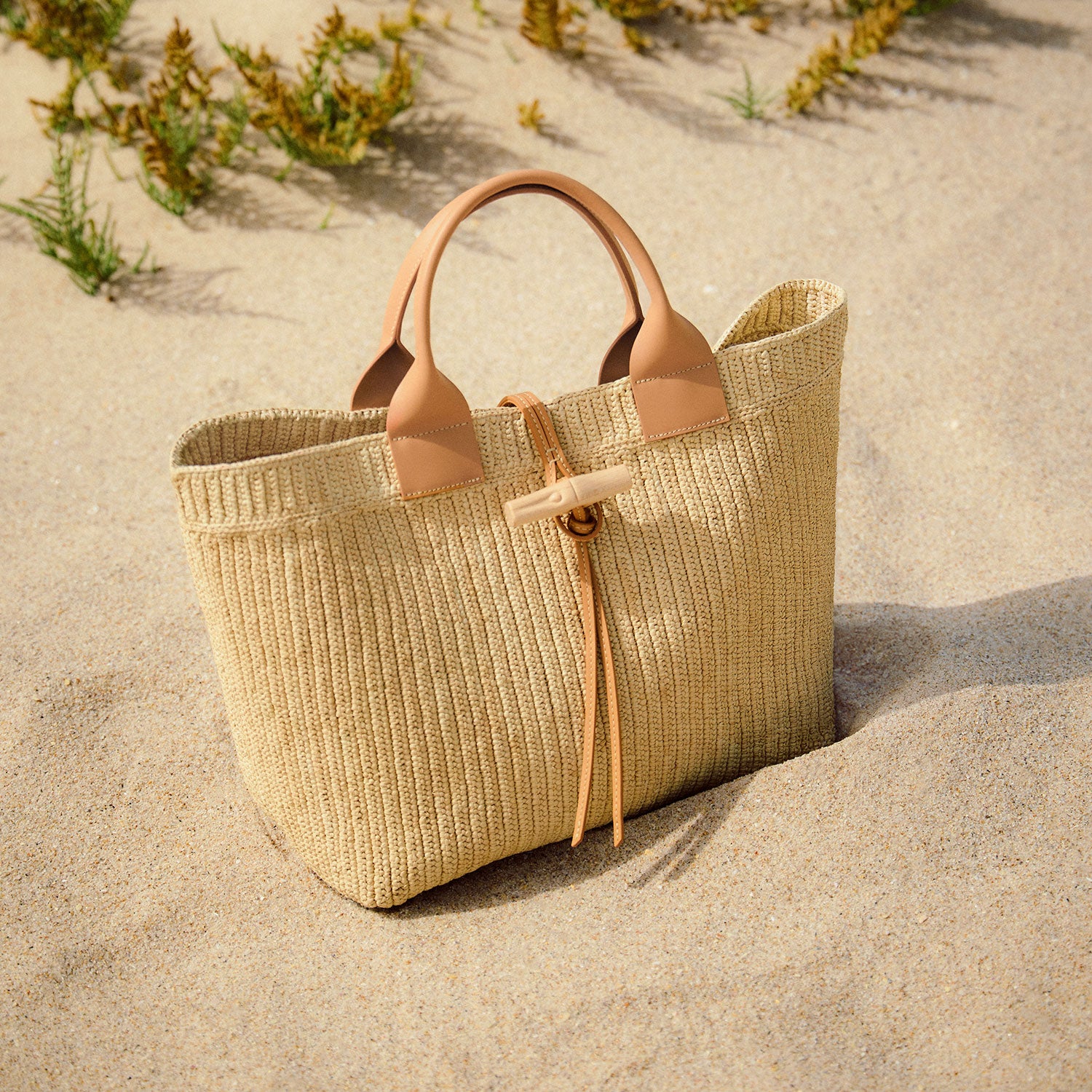 Le Roseau Raphia Handtasche L