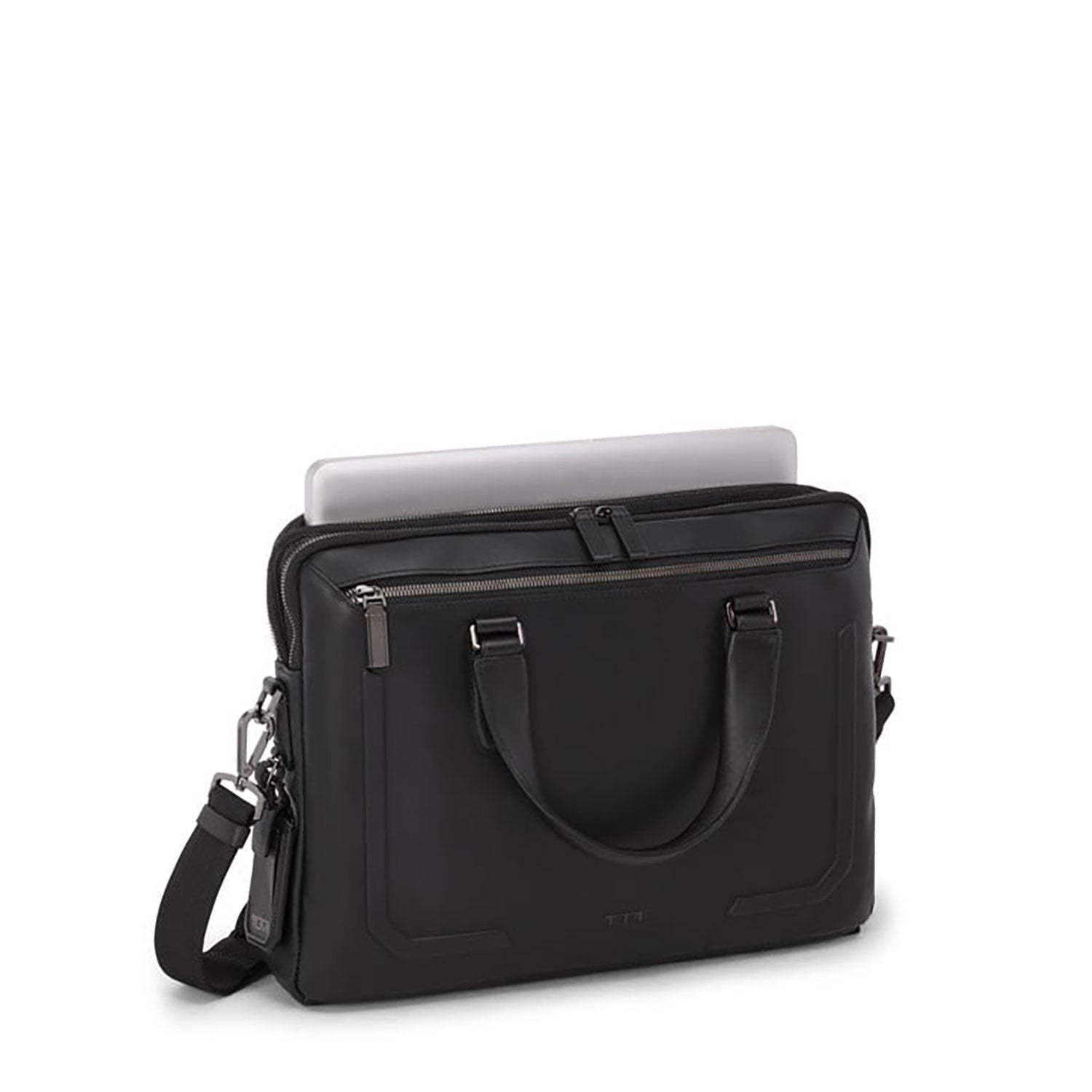 Tumi Harrison Leather Sycamore Slim Brief