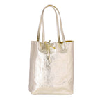 Shopper Leder Metallic