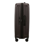 Lieblingstasche 2WANDER Spinner 75/28 expandable suitcase in dark brown with TSA lock and side handle