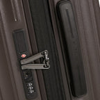 Lieblingstasche 2WANDER spinner suitcase in dark brown with integrated TSA combination lock and side carry handle