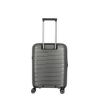 Lieblingstasche Air Base 4-wheel expandable carry-on trolley in dark grey with a telescopic handle.
