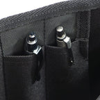 Lieblingstasche Barkasse black fabric pen organizer pocket with two metal pens inserted