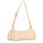 Lieblingstasche beige leather shoulder bag with a sleek minimalist design and adjustable strap