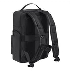 Lieblingstasche Bergen Ultra black backpack showing padded shoulder straps and back panel for comfort