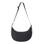 Lieblingstasche black crescent-shaped sling bag with an adjustable shoulder strap and minimalist design