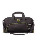 Lieblingstasche Lightstyler Duffle L black sports bag with neon green zipper pulls and reflective detailing