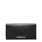 Lieblingstasche black leather Diedburg purse with silver hardware detail