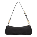 Lieblingstasche Looong Schultertasche S in black with gold hardware and adjustable shoulder strap