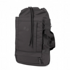 Lieblingstasche Blok Medium charcoal grey backpack with drawstring closure and side carry handle