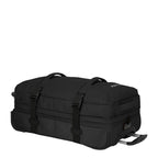 Lieblingstasche BOLONIA M black wheeled travel bag with compression straps and durable fabric.