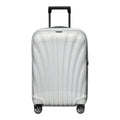 Lieblingstasche C-Lite Spinner 55/20 Exp carry-on suitcase in off-white with a textured shell and four wheels.
