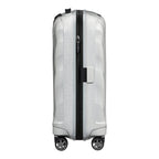 Lieblingstasche C-Lite Spinner 55/20 Exp carry-on suitcase in off-white with a textured hard shell and side view