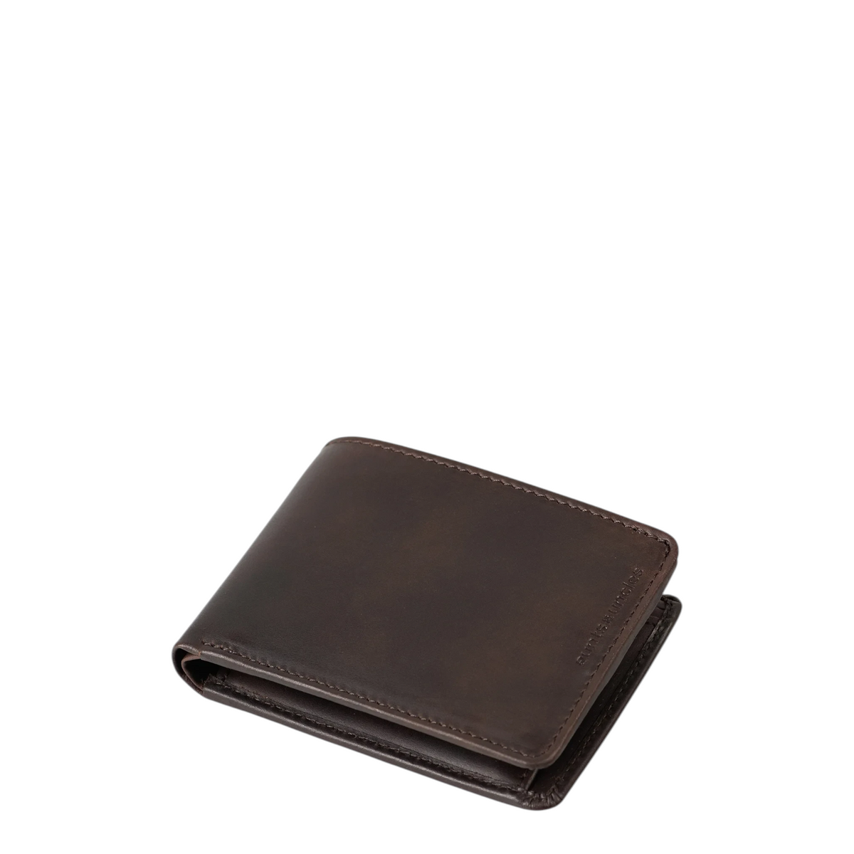 Lieblingstasche Craig dark brown leather bi-fold wallet with minimalist design