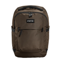 Lieblingstasche eoto Midi20 brown 20L city backpack with minimalist design, laptop compartment, and front zip pocket.