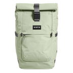Lieblingstasche eoto Rolly32 sage green water-repellent rolltop backpack with front pocket and buckle closure