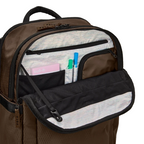 Lieblingstasche eoto Tidy22 brown business backpack with open front organizer compartment and internal pockets