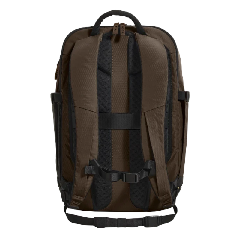Lieblingstasche eoto Tidy22 brown business backpack with padded shoulder straps and breathable back panel