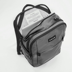 Lieblingstasche eoto Tidy22 grey laptop backpack with open main compartment and internal laptop sleeve