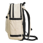 Lieblingstasche eoto Tidy22 minimalist business backpack in off-white with black accents and padded shoulder straps