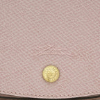 Lieblingstasche Epure S light pink textured leather crossbody bag with embossed horse logo and gold button detail.
