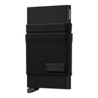 Lieblingstasche Flexwallet black RFID card protector with elastic powernet textile sleeve for cards and cash
