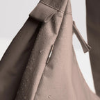 Lieblingstasche GOT BAG Moon Bag Large in taupe with water-repellent fabric texture and close-up detail
