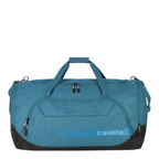 Lieblingstasche Kick Off XL travel bag in blue with black base and front zipper pocket