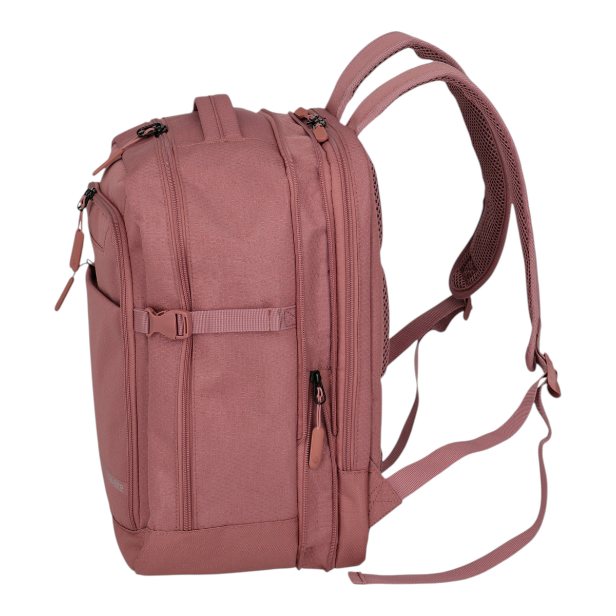 Lieblingstasche Kick Off Cabin Rucksack in dusty rose with side compression straps and padded shoulder straps