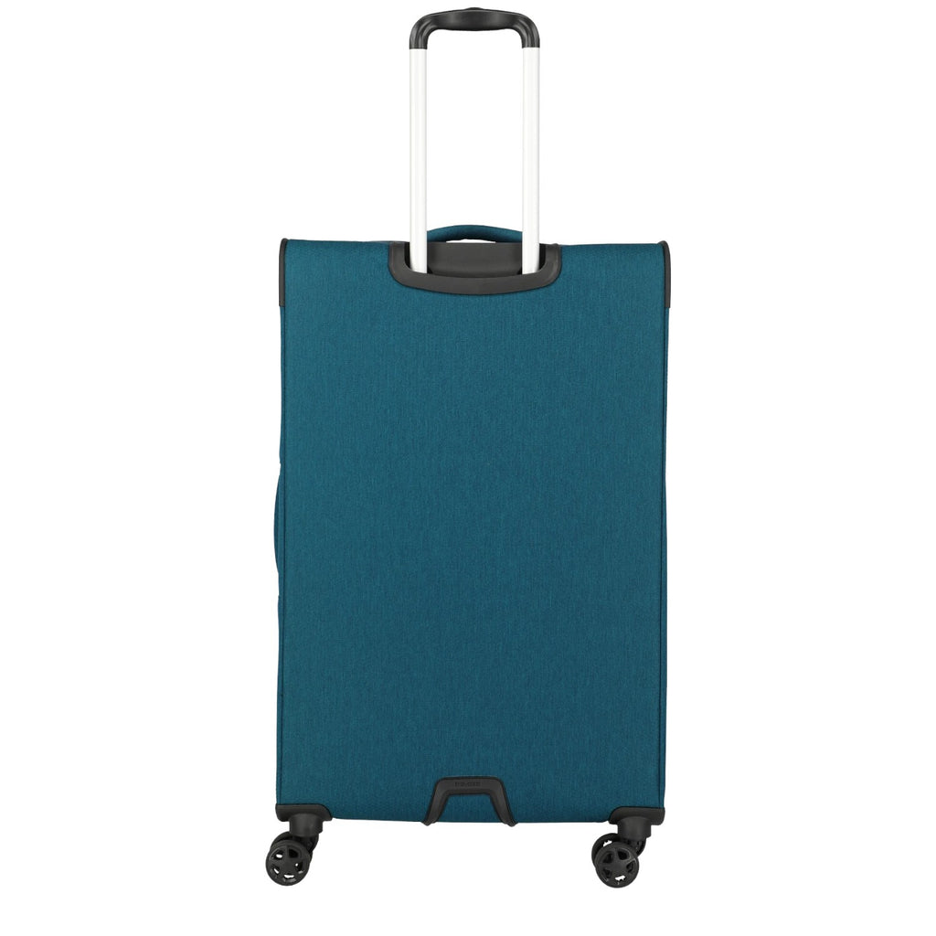 Lieblingstasche KICK OFF large expandable 4-wheel trolley suitcase in petrol blue with telescopic handle