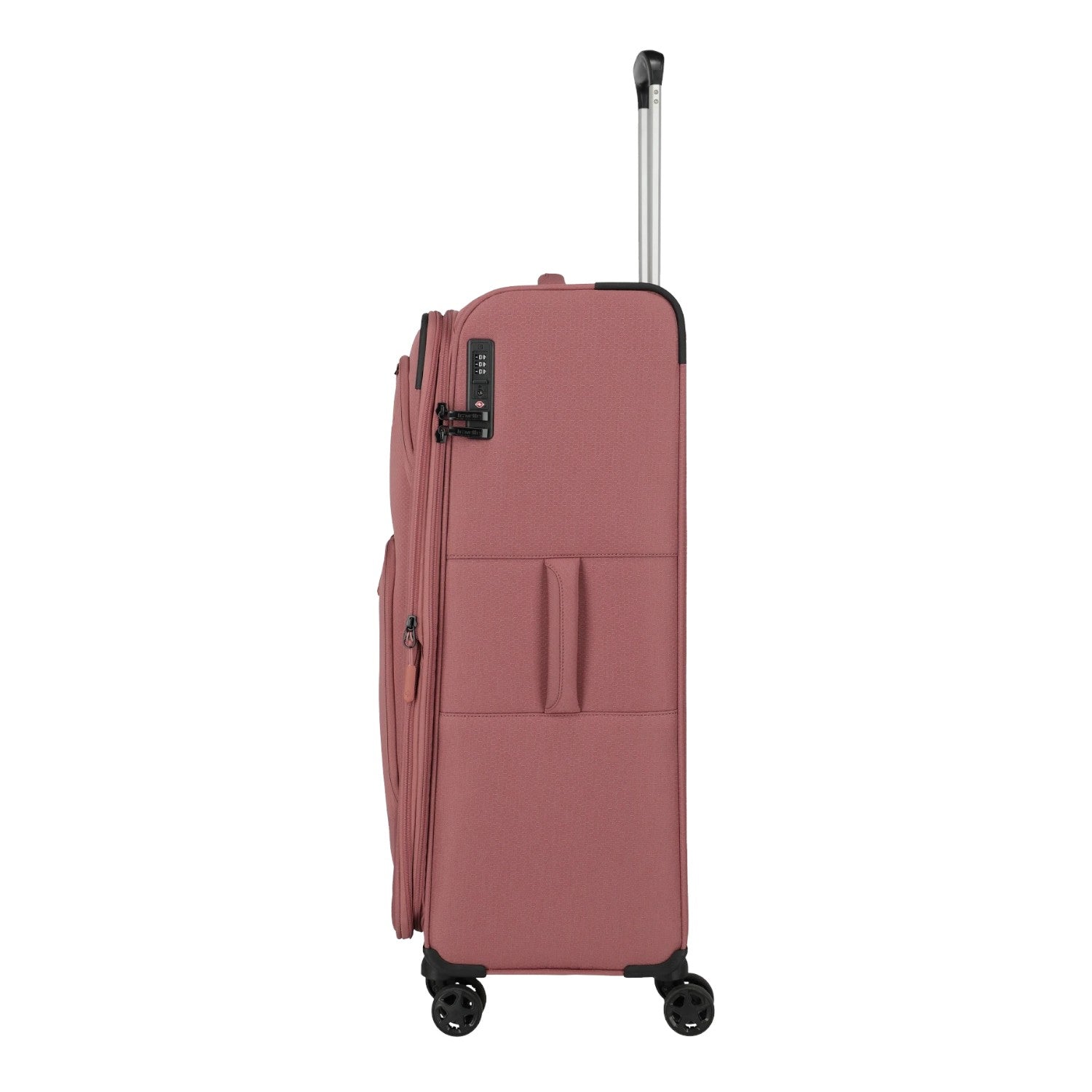 Lieblingstasche KICK OFF large expandable 4-wheel trolley suitcase in dusty rose with TSA lock and side handle