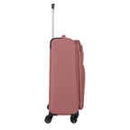 Lieblingstasche KICK OFF medium expandable 4-wheel trolley suitcase in dusty rose with telescopic handle