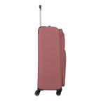 Lieblingstasche KICK OFF large expandable 4-wheel trolley suitcase in dusty rose fabric with telescopic handle