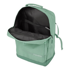 Lieblingstasche Kick Off sage green travel backpack with open main compartment and front pocket