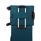 Lieblingstasche KICK OFF trolley suitcase in petrol blue with telescopic handle and four spinner wheels