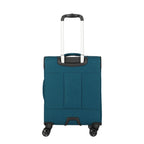 Lieblingstasche KICK OFF small trolley suitcase in petrol blue with four wheels and extendable telescopic handle