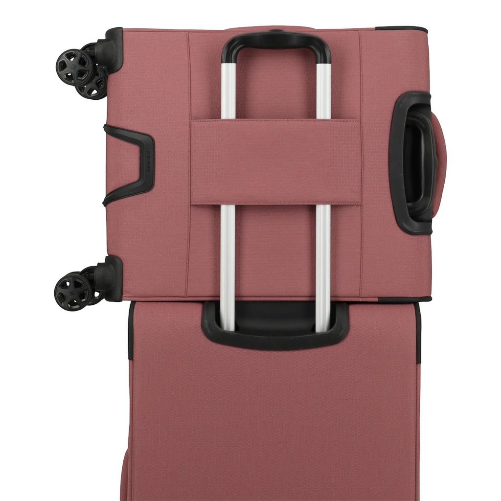 Lieblingstasche KICK OFF small trolley suitcase in dusty rose with telescopic handle and four spinner wheels