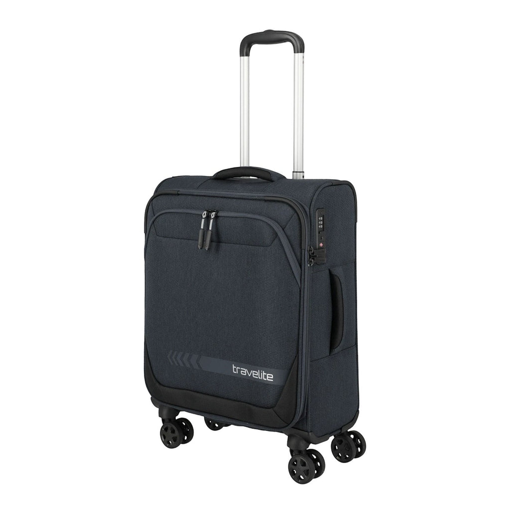 Lieblingstasche KICK OFF 4-wheel small trolley suitcase in dark grey with telescopic handle and TSA lock