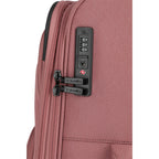 Lieblingstasche KICK OFF trolley suitcase in dusty rose with integrated TSA combination lock and durable fabric