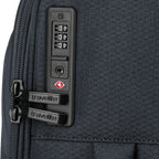 Lieblingstasche KICK OFF Trolley 4w S featuring a secure integrated TSA combination lock on dark grey textured fabric