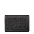 Lieblingstasche Le Foulonné black leather card holder with embossed logo