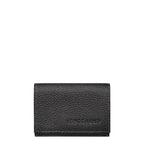 Lieblingstasche Le Foulonné black leather card holder with embossed logo
